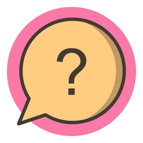 Question Icon Design vector