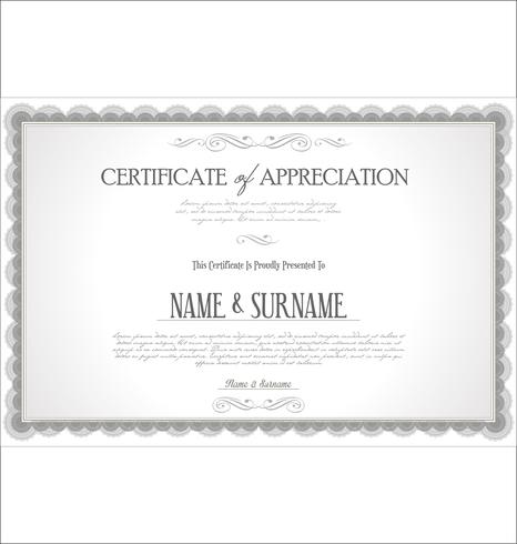 Certificate vector