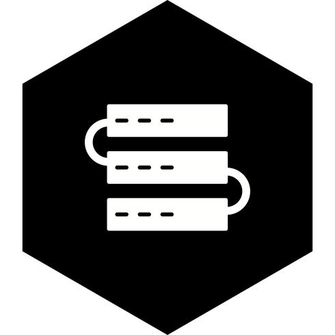 Diseño de iconos de servidores vector