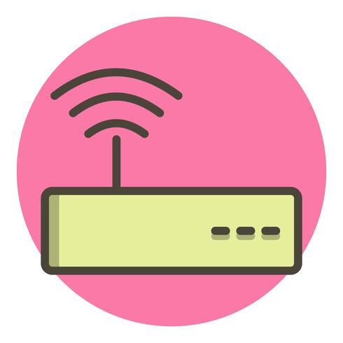 Diseño de icono de wifi vector