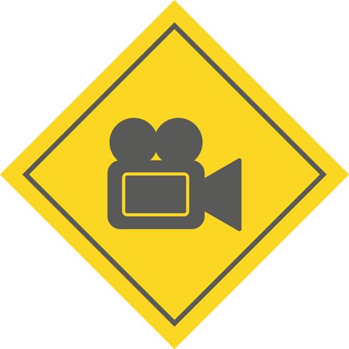 Video Camera Icon Design vector