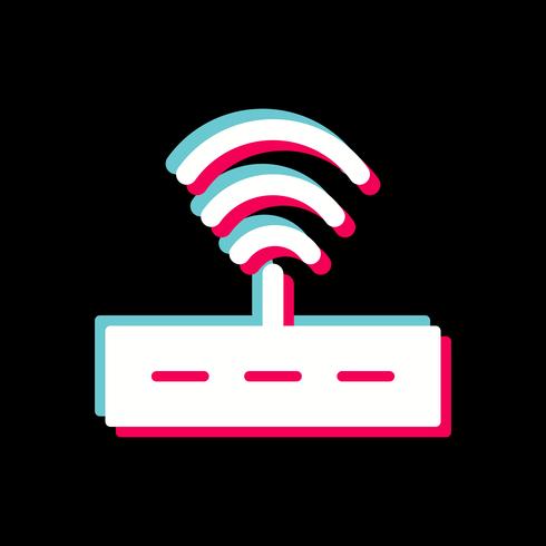  Router Icon Design vector