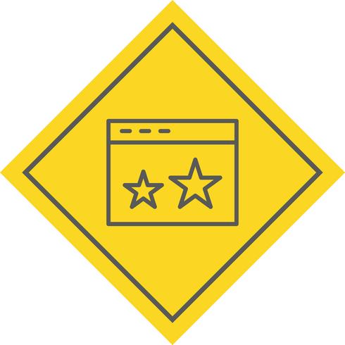  Starred Icon Design vector