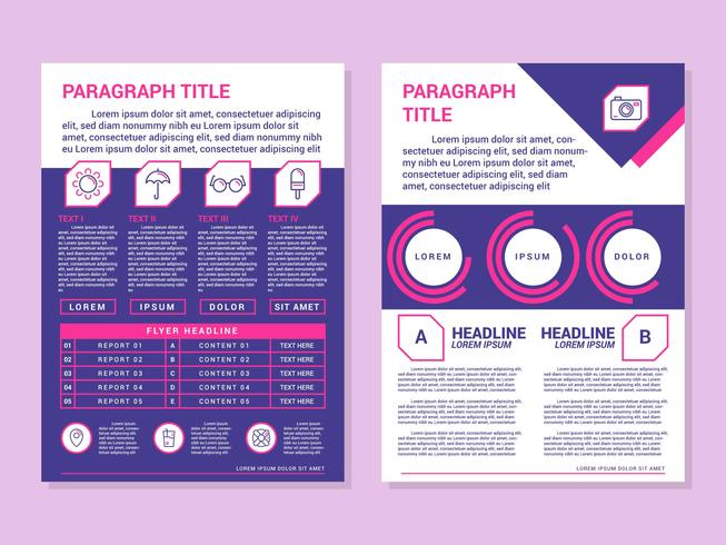 Brochure Template Vector	