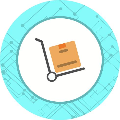 Trolley Icon Design vector