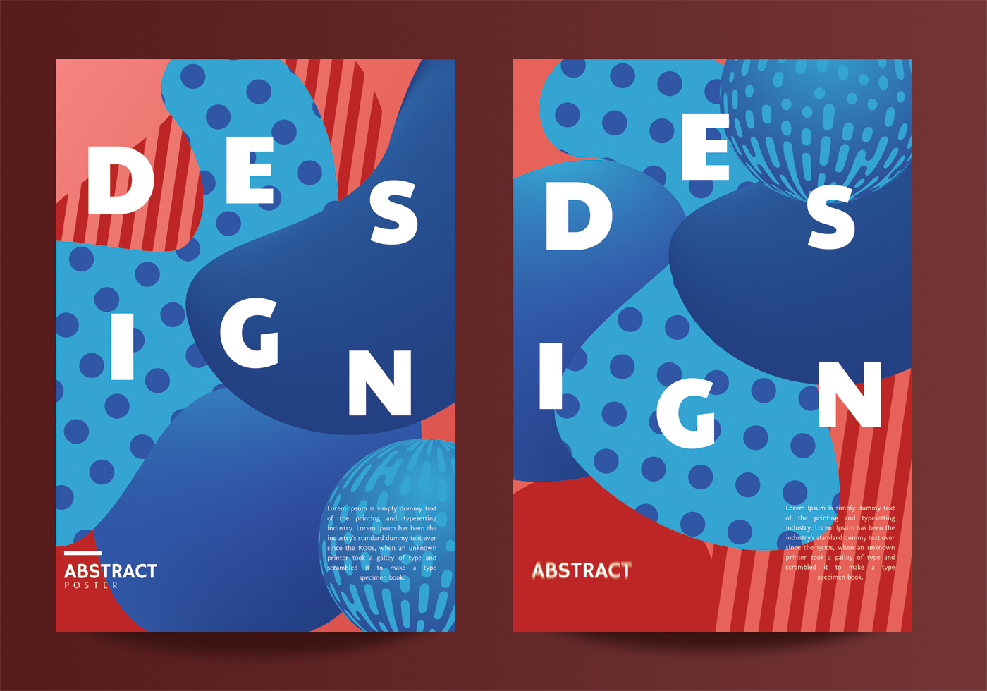 Abstract Poster Vector Design 508773 Vector Art at Vecteezy