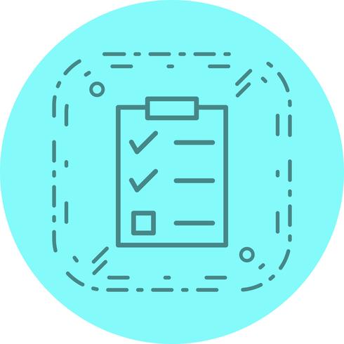 Checklist Icon Design vector