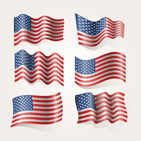 American Flag Vector