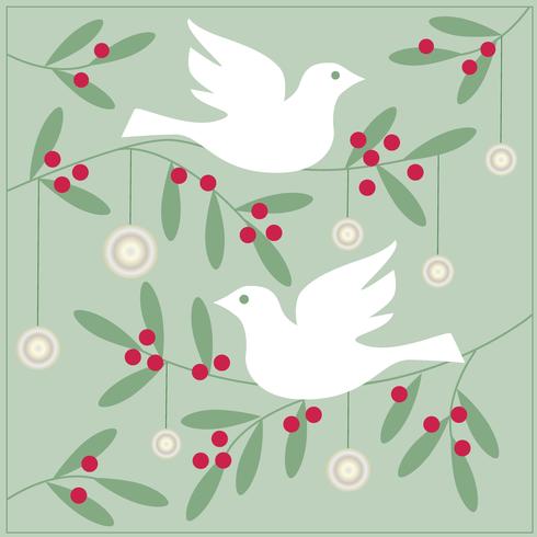 Palomas Y Adornos De Graficos Vectoriales Descargar Vectores