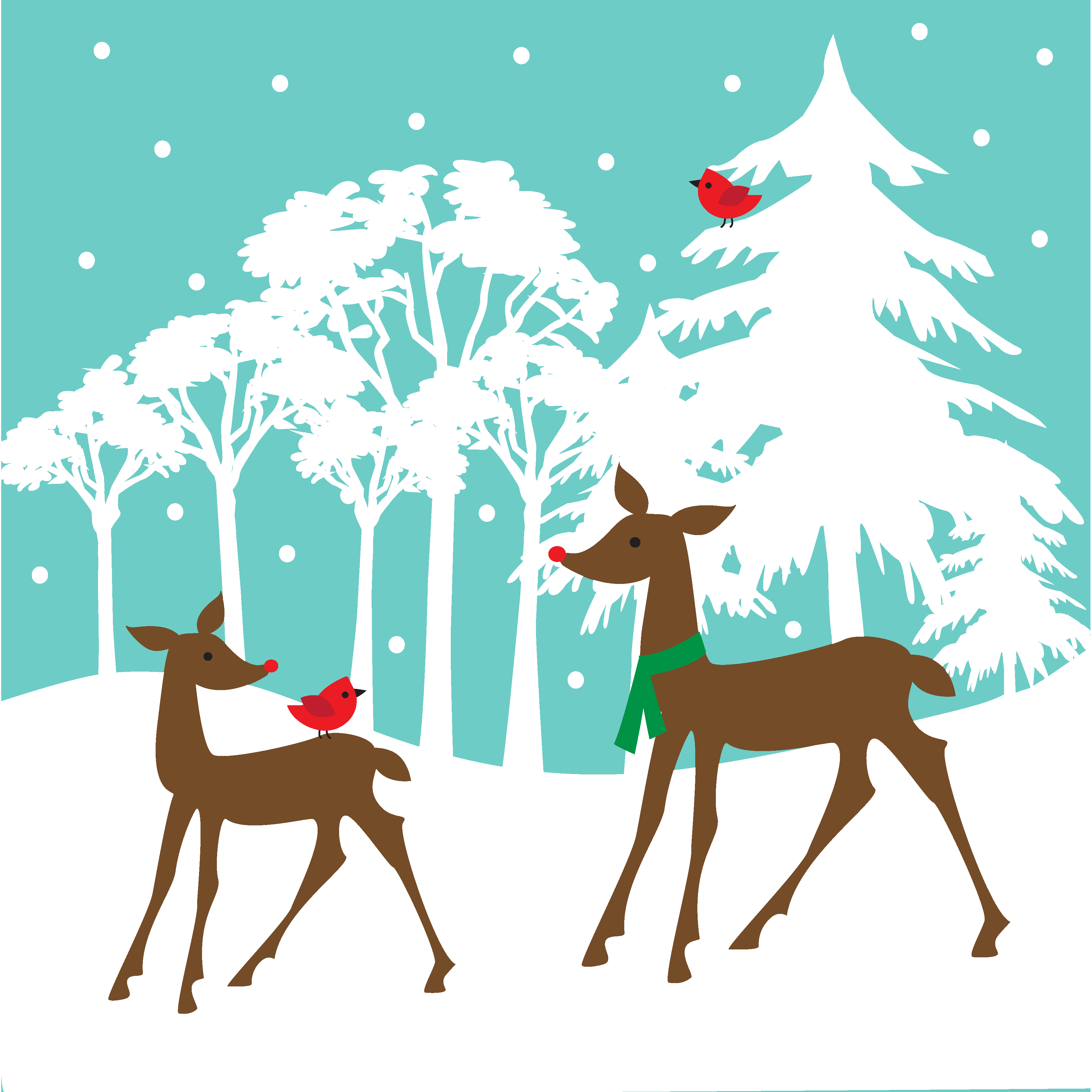 Download white deer scene vector graphic 508948 Vector Art at Vecteezy