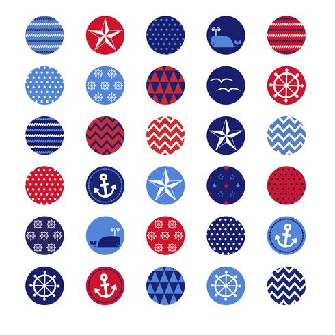 nautical circles vector