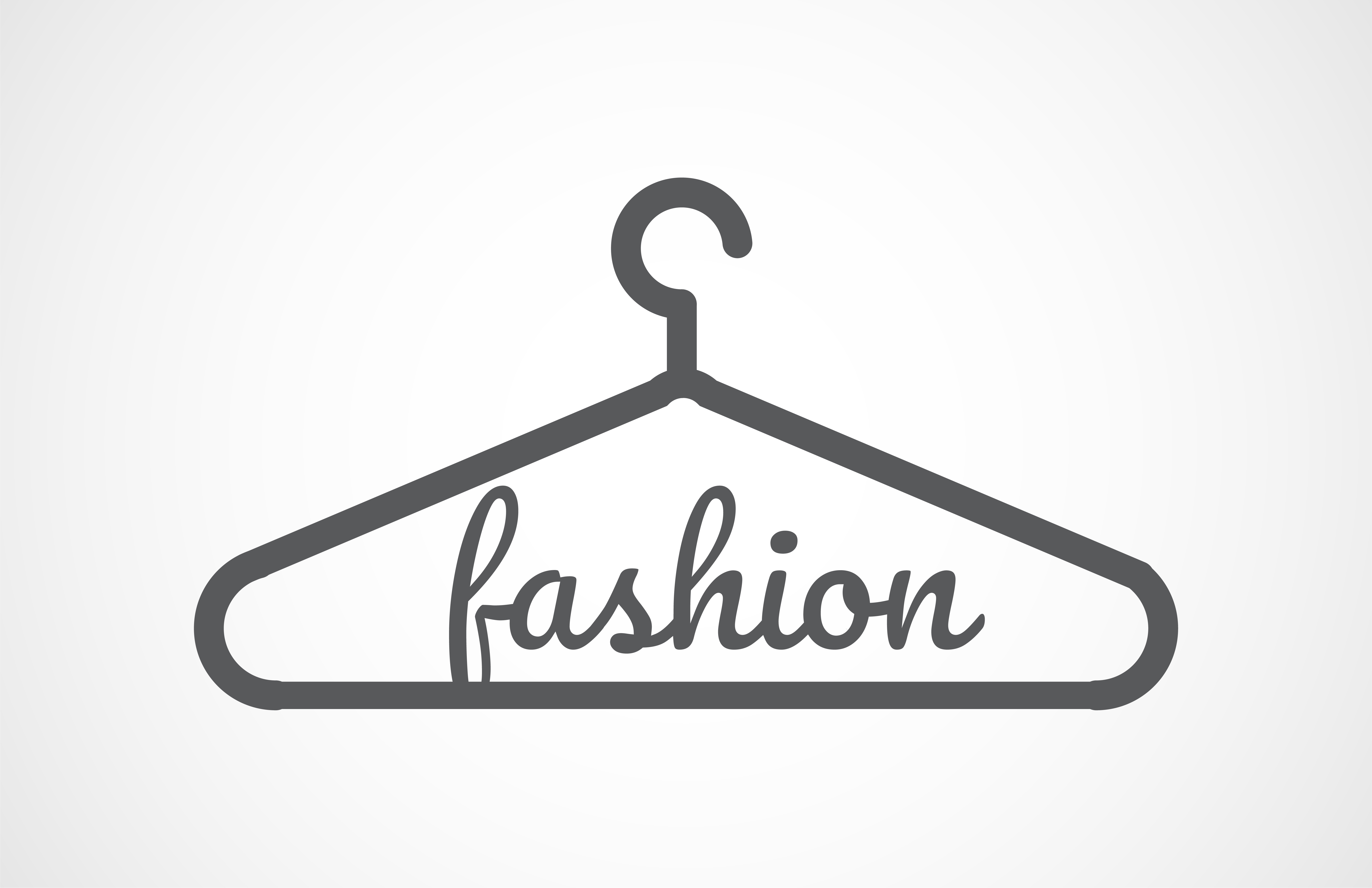 Download Vector Gray Hangers Icon, fashion - Download Free Vectors, Clipart Graphics & Vector Art