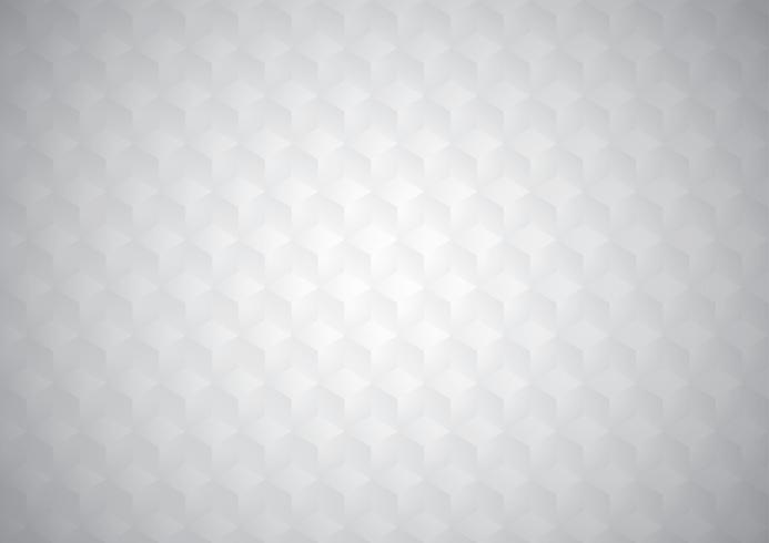 3d white paper cut cubes seamless geometric textured pattern, vector background