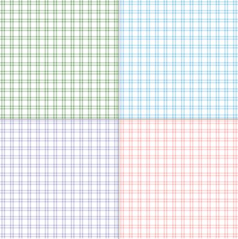 simple pastel twill plaids vector