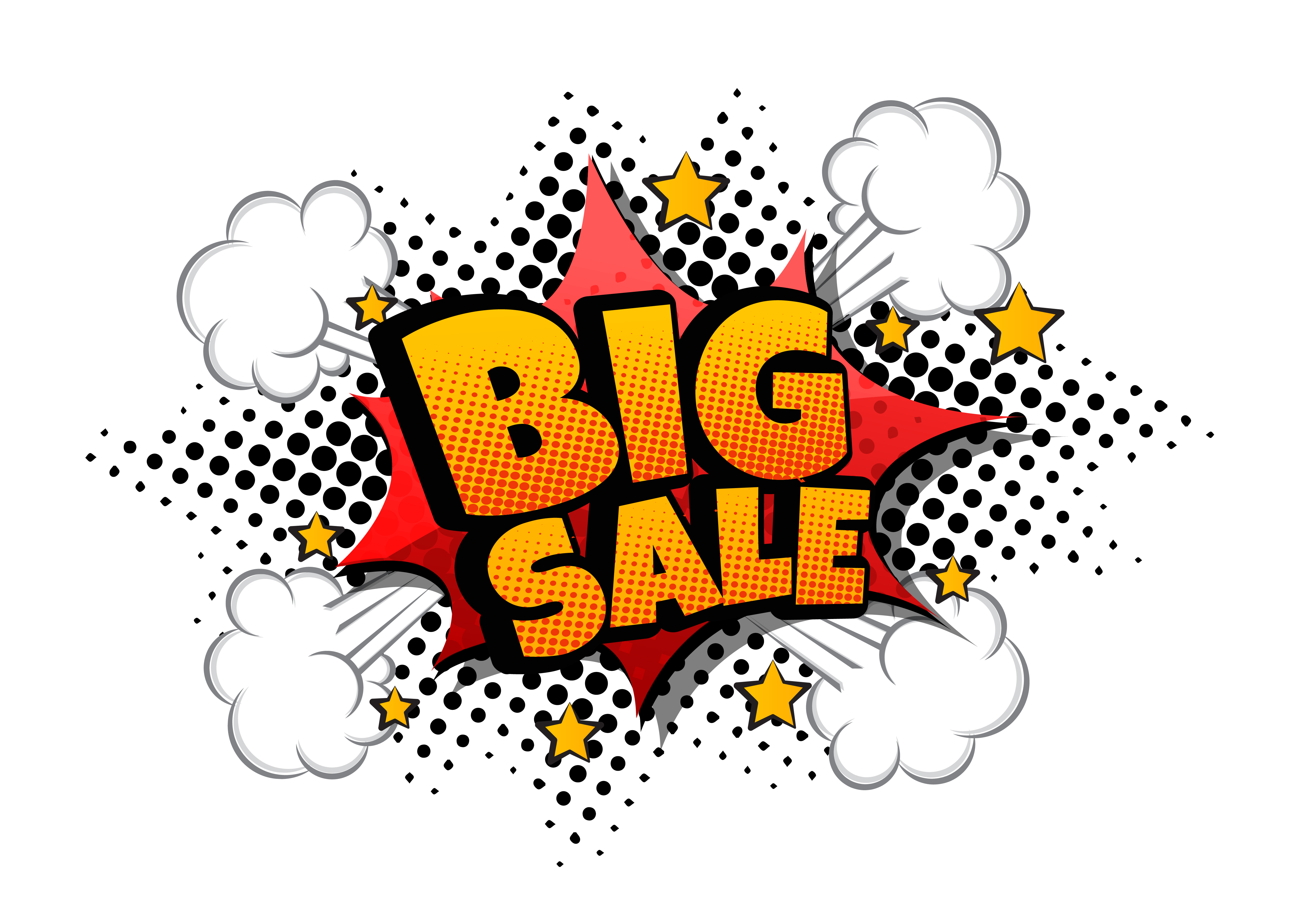 Download Big sale comic speech bubble design - Vector - Download ...