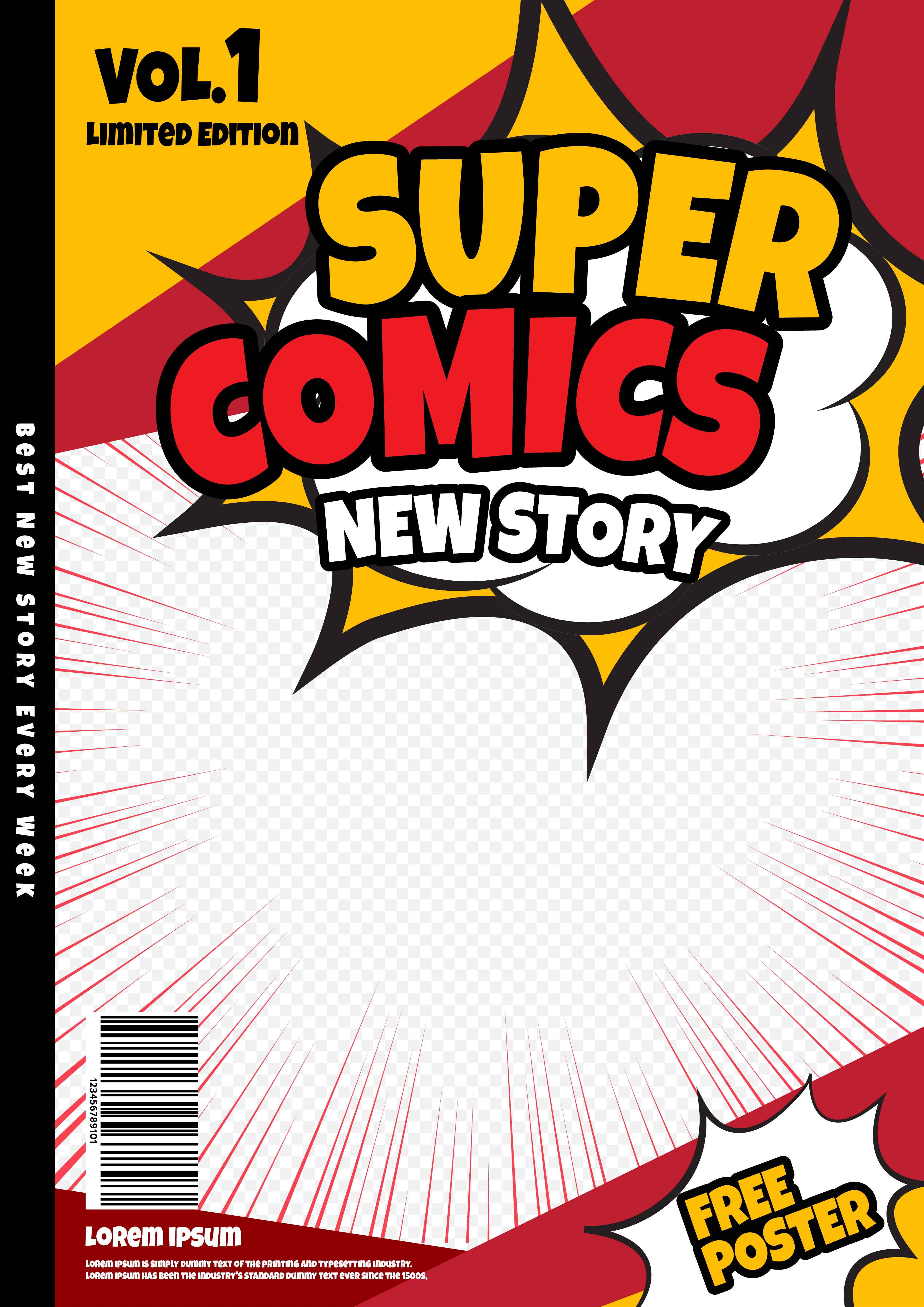 Comic Book Cover Templates