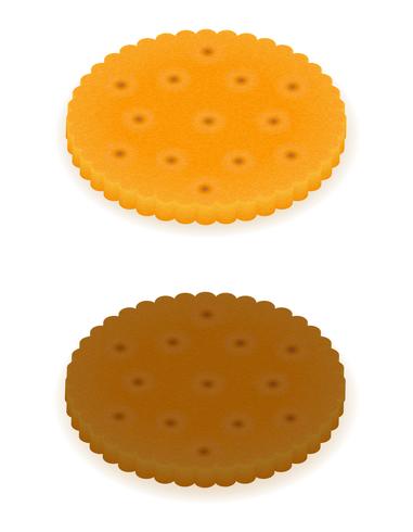 Ilustración de vector de galleta crujiente de galleta