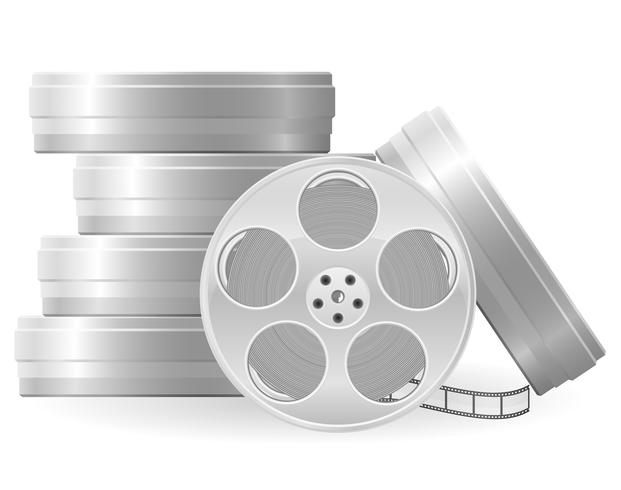 movie reel vector illustration