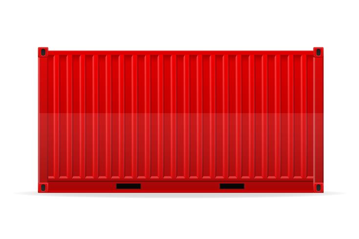 cargo container vector illustration