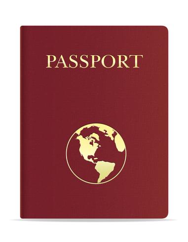 passport vector illustration