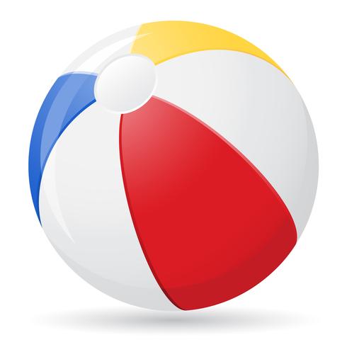 beach ball vector illustration