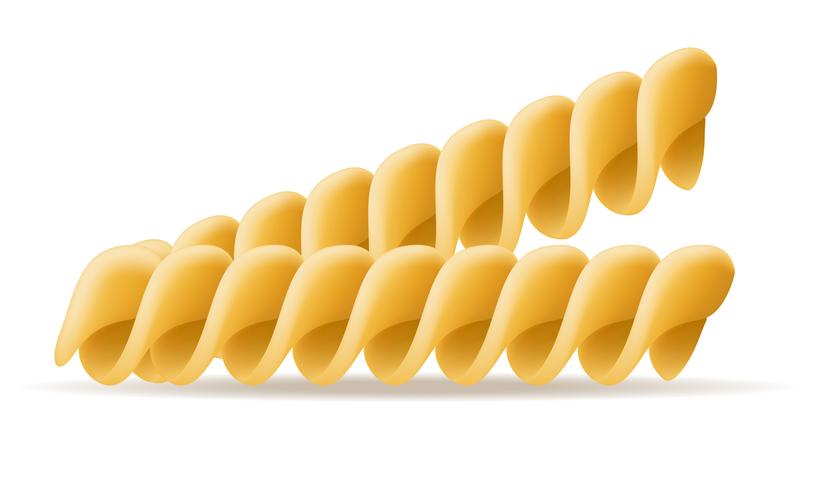 ilustración vectorial de pasta vector