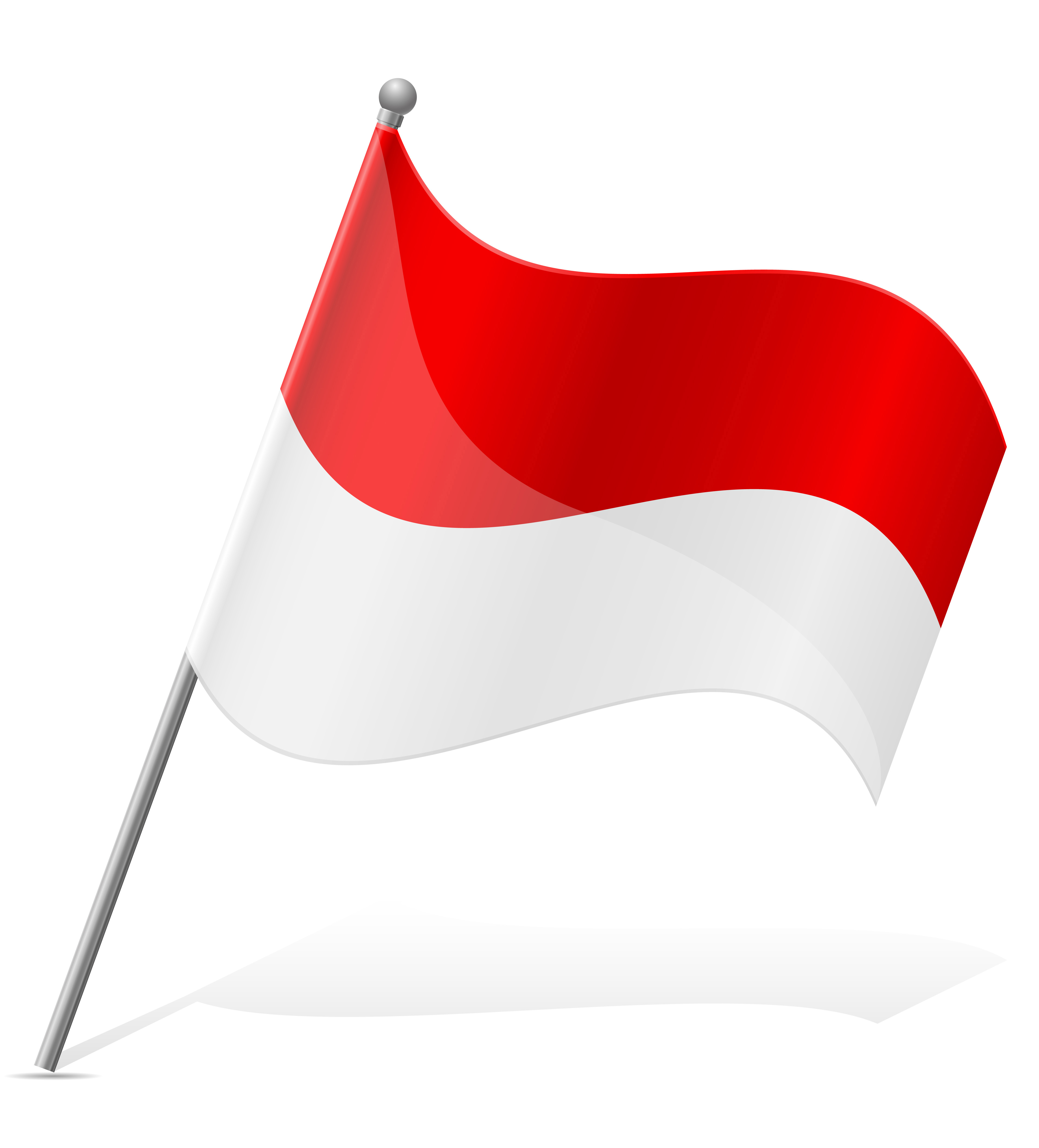 flag of Monaco vector illustration 510075 Vector Art at Vecteezy