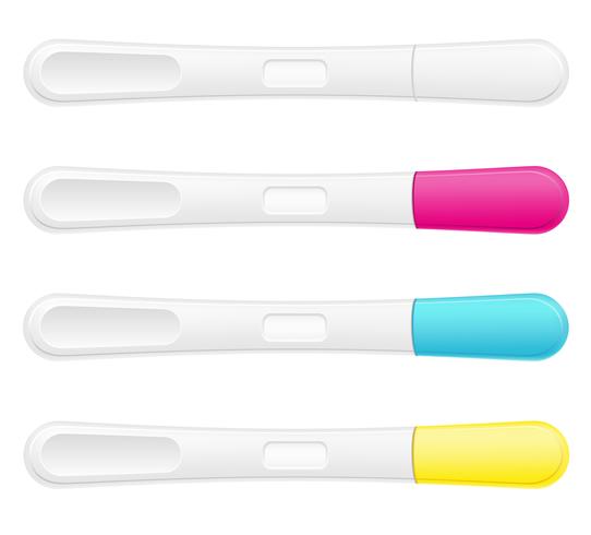 pregnancy test vector illustration