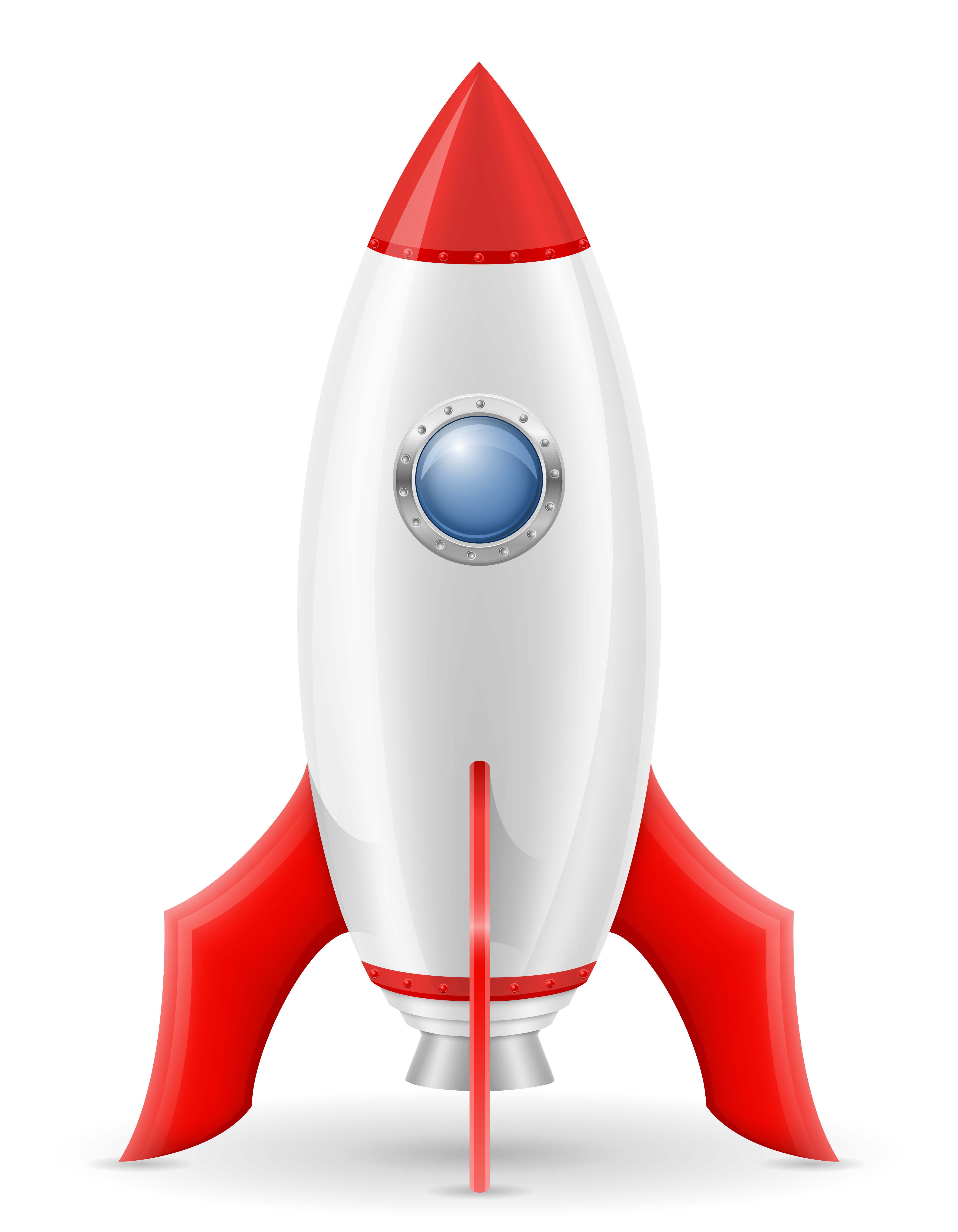 space rocket retro spaceship vector illustration 510244