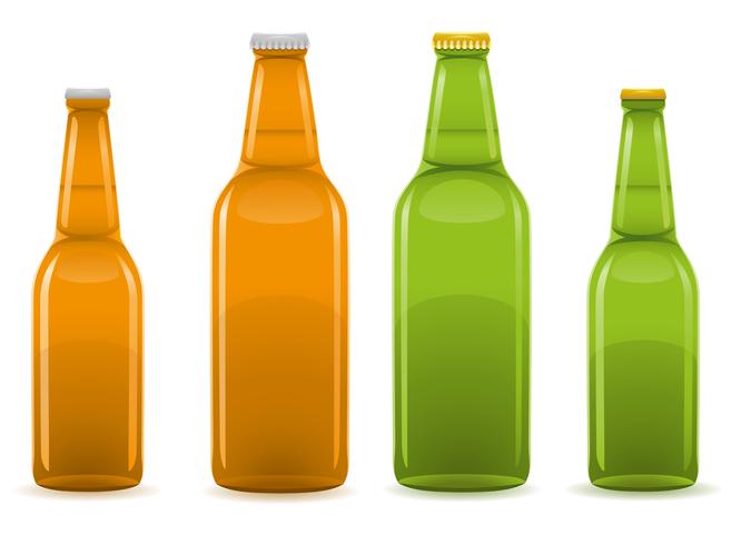 beer bottle vector illustration