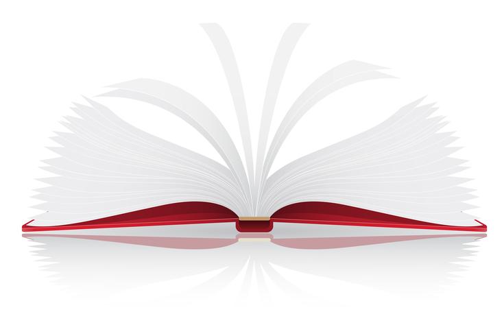 open book vector illustration