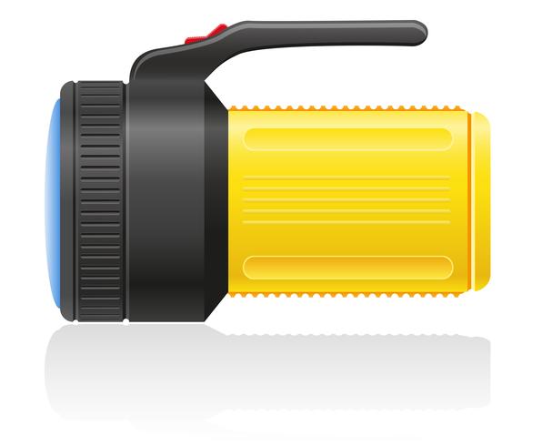 flashlight vector illustration