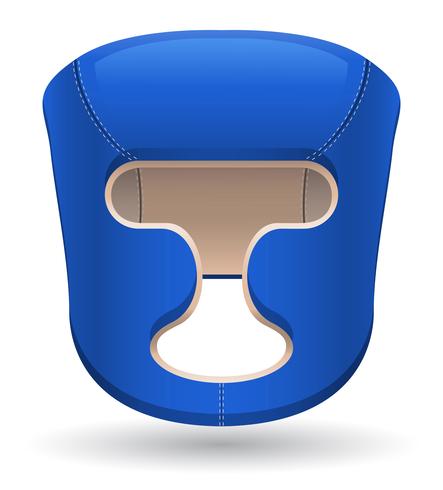 boxing helmet vector illustration