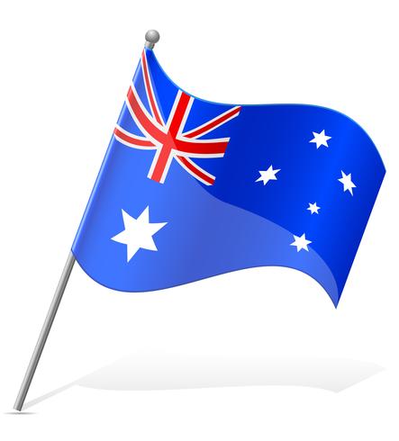 Bandera de ilustración vectorial de Australia vector