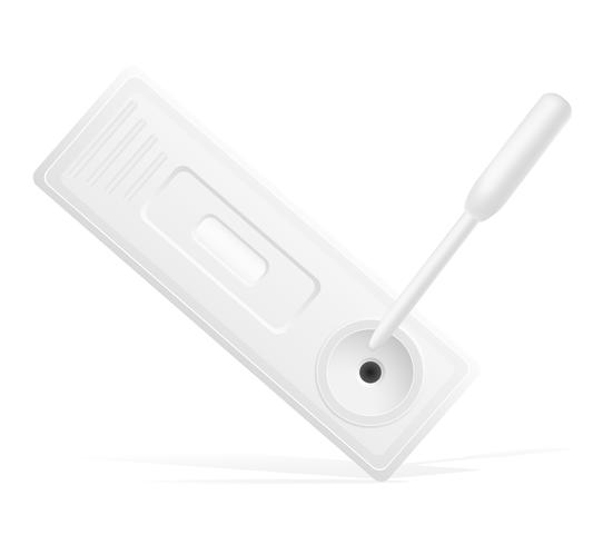 pregnancy test vector illustration