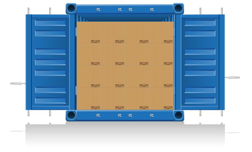 concept cargo delivery vector illustration