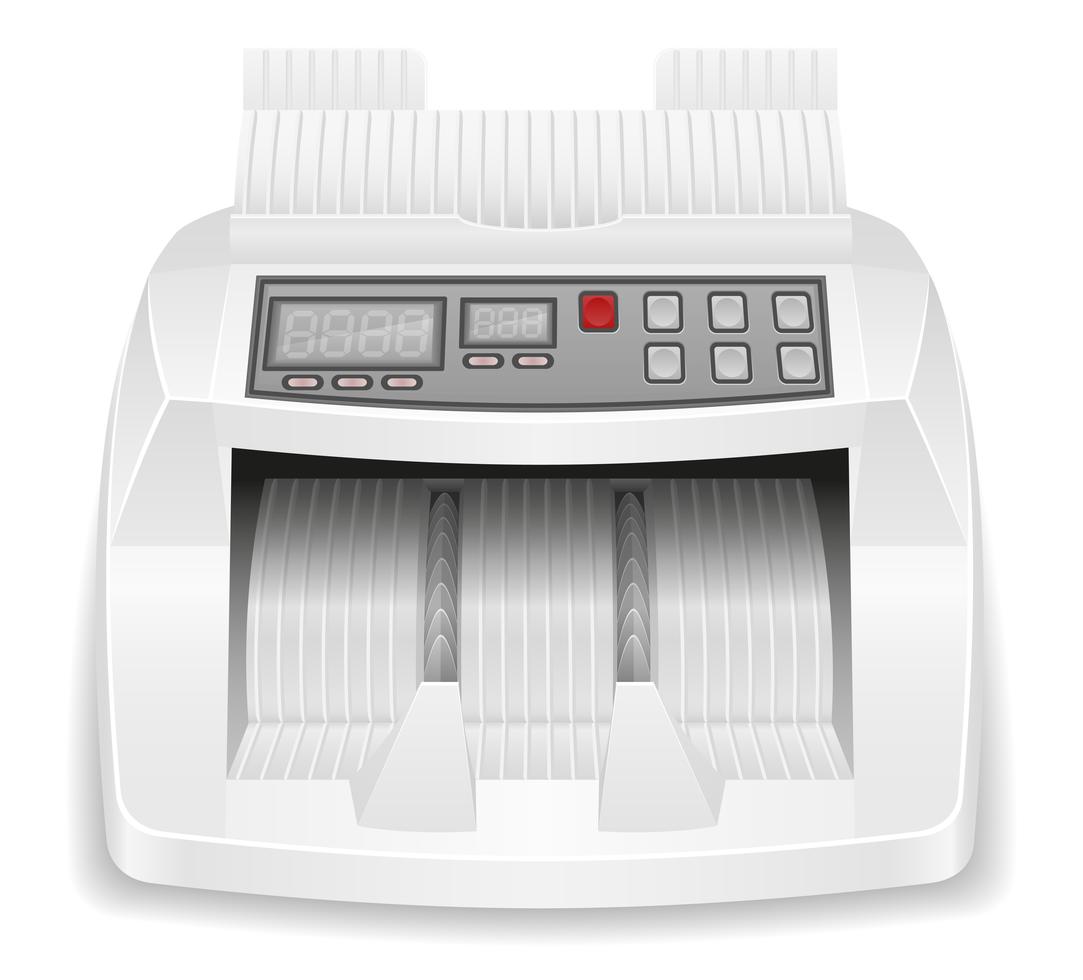 money counter stock vector illustration 510793 Vector Art at Vecteezy