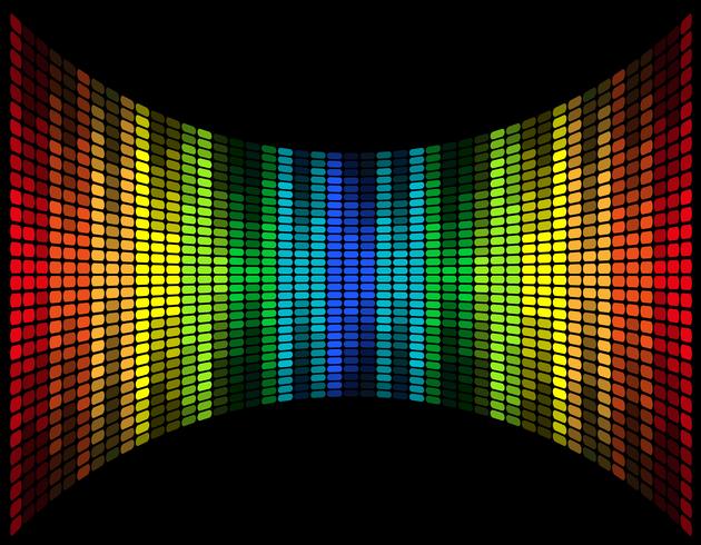 abstract multicolored graphic equalizer vector illustration