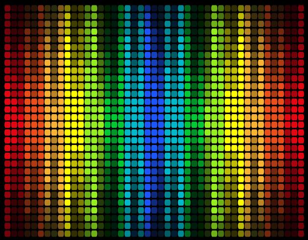 Abstract Multicolored Graphic Equalizer Vector Illustration
