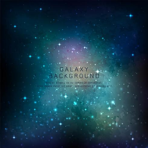 Abstract galaxy background design vector