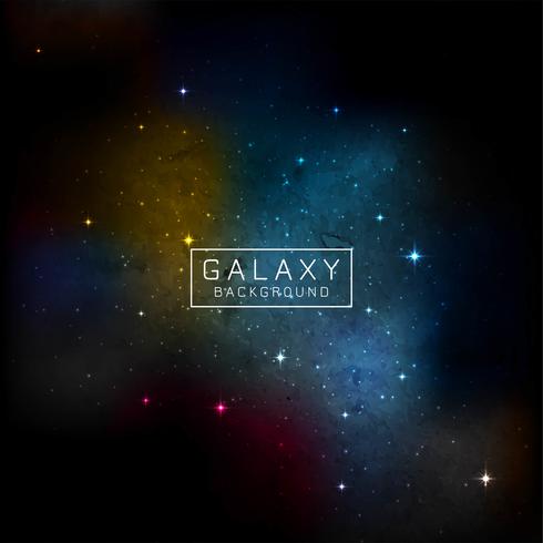 Abstract galaxy space background vector