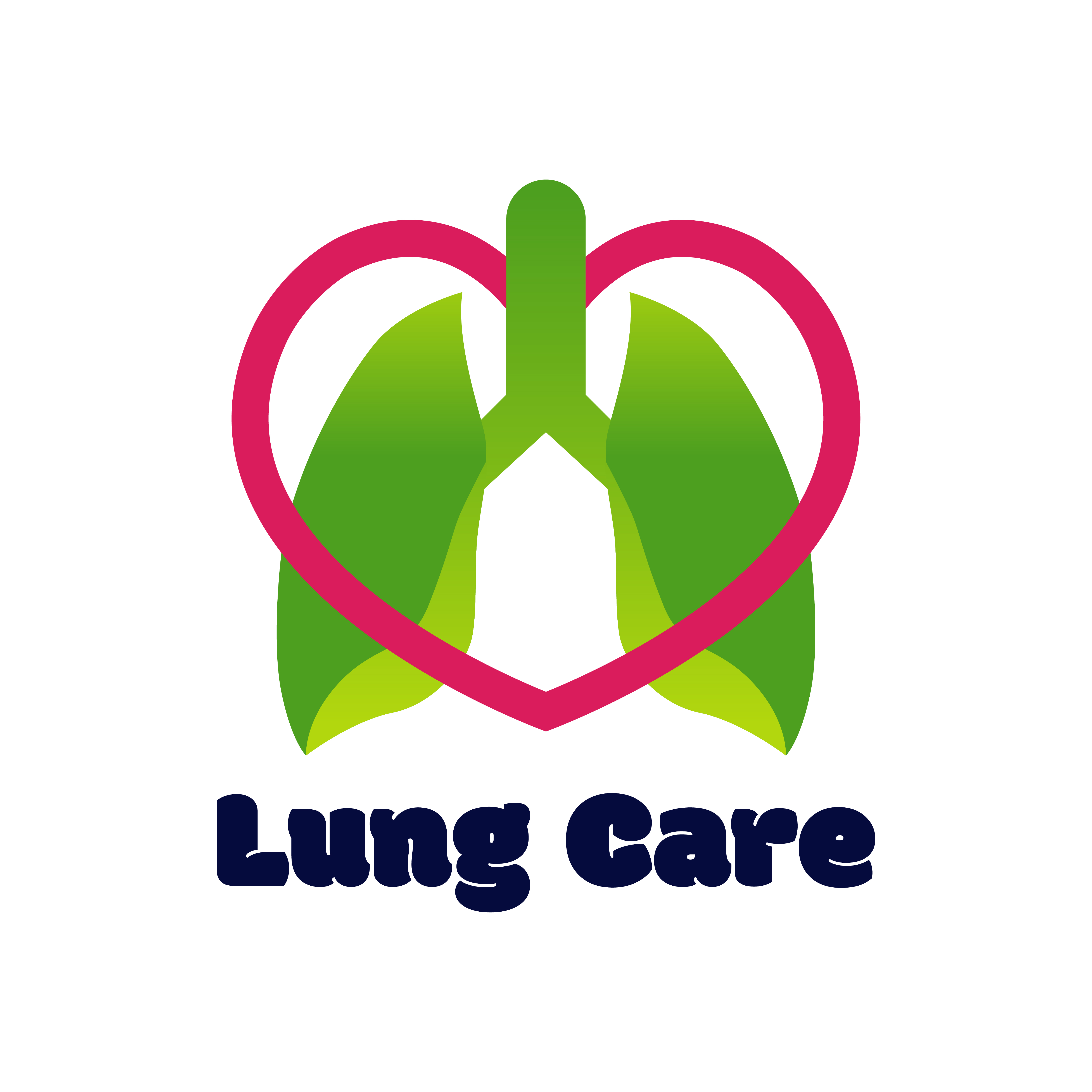 lungs logo isolated on white background for pulmonary clinic. 511313