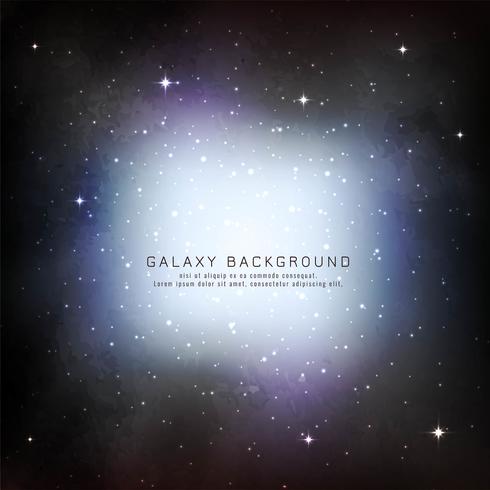 Abstract galaxy background design vector