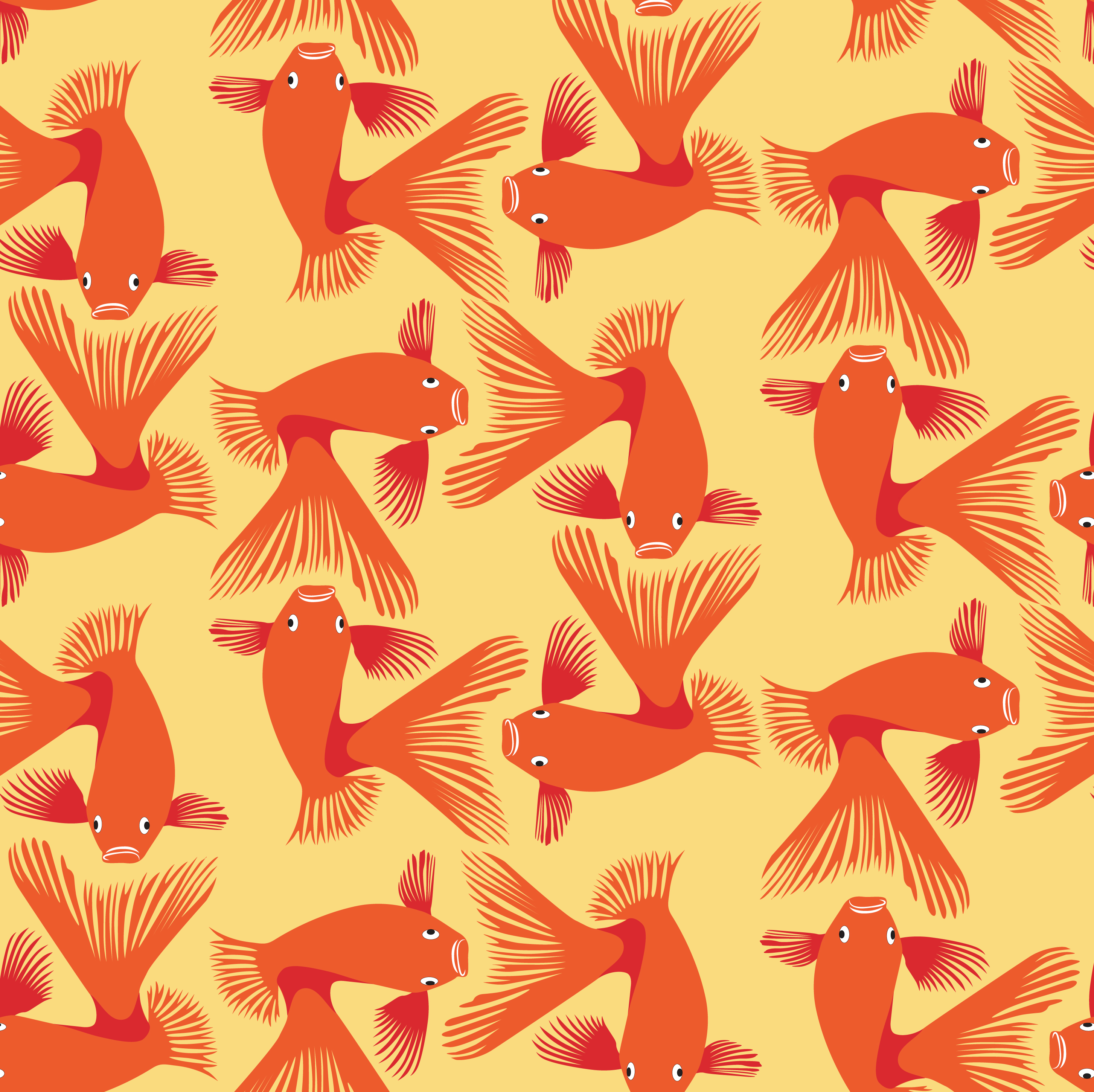 Download Fish seamless pattern. Underwater marine life background 511359 Vector Art at Vecteezy