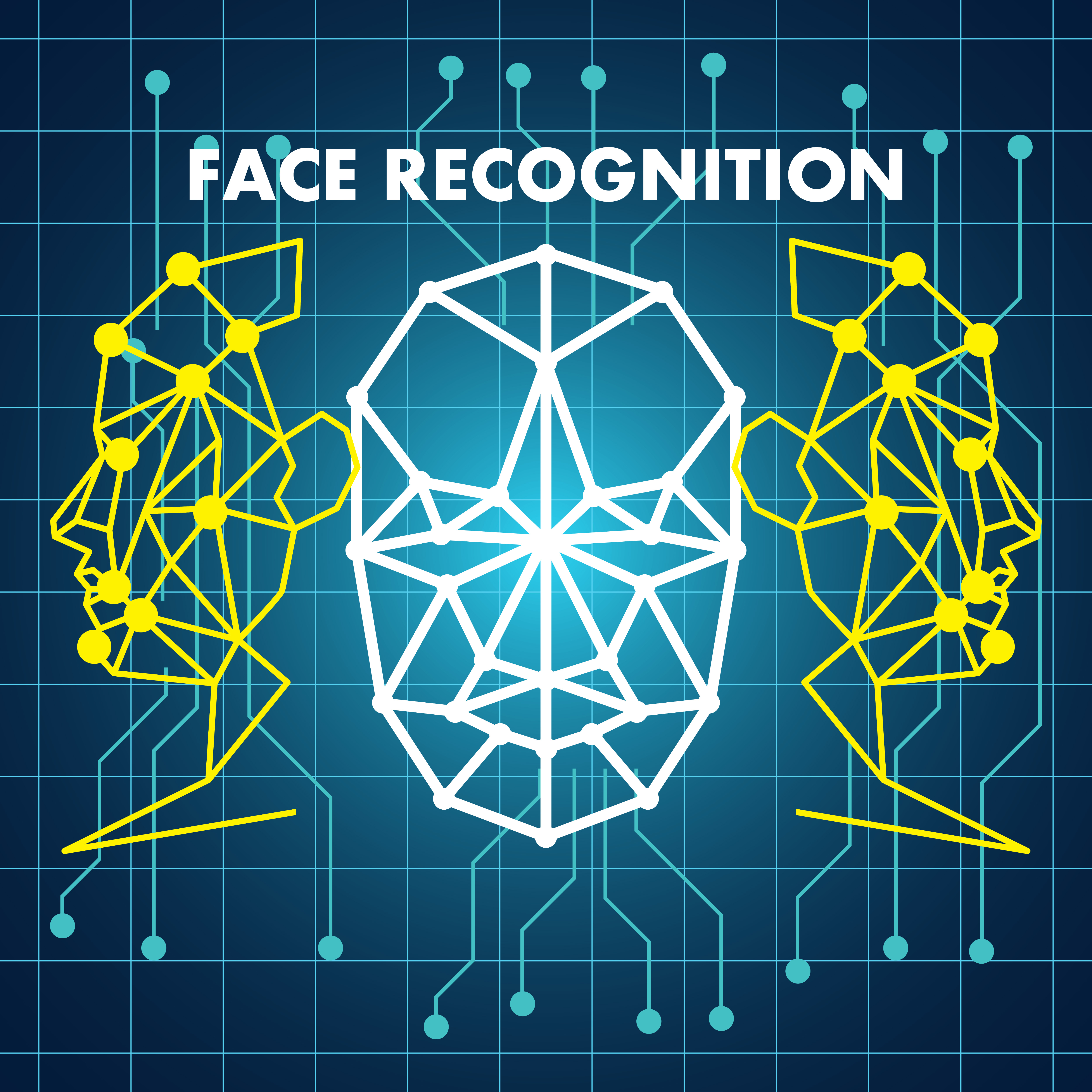 recognition face human system scanning vector vecteezy graphics clipart