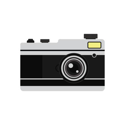 camera icon on white background vector