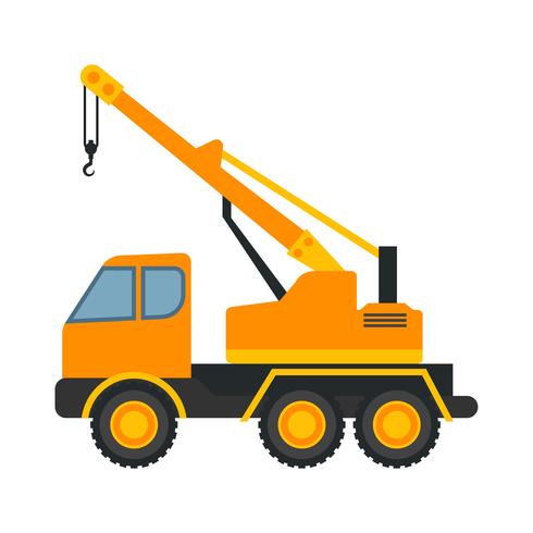 heavy equipment logo isolated on white background vector