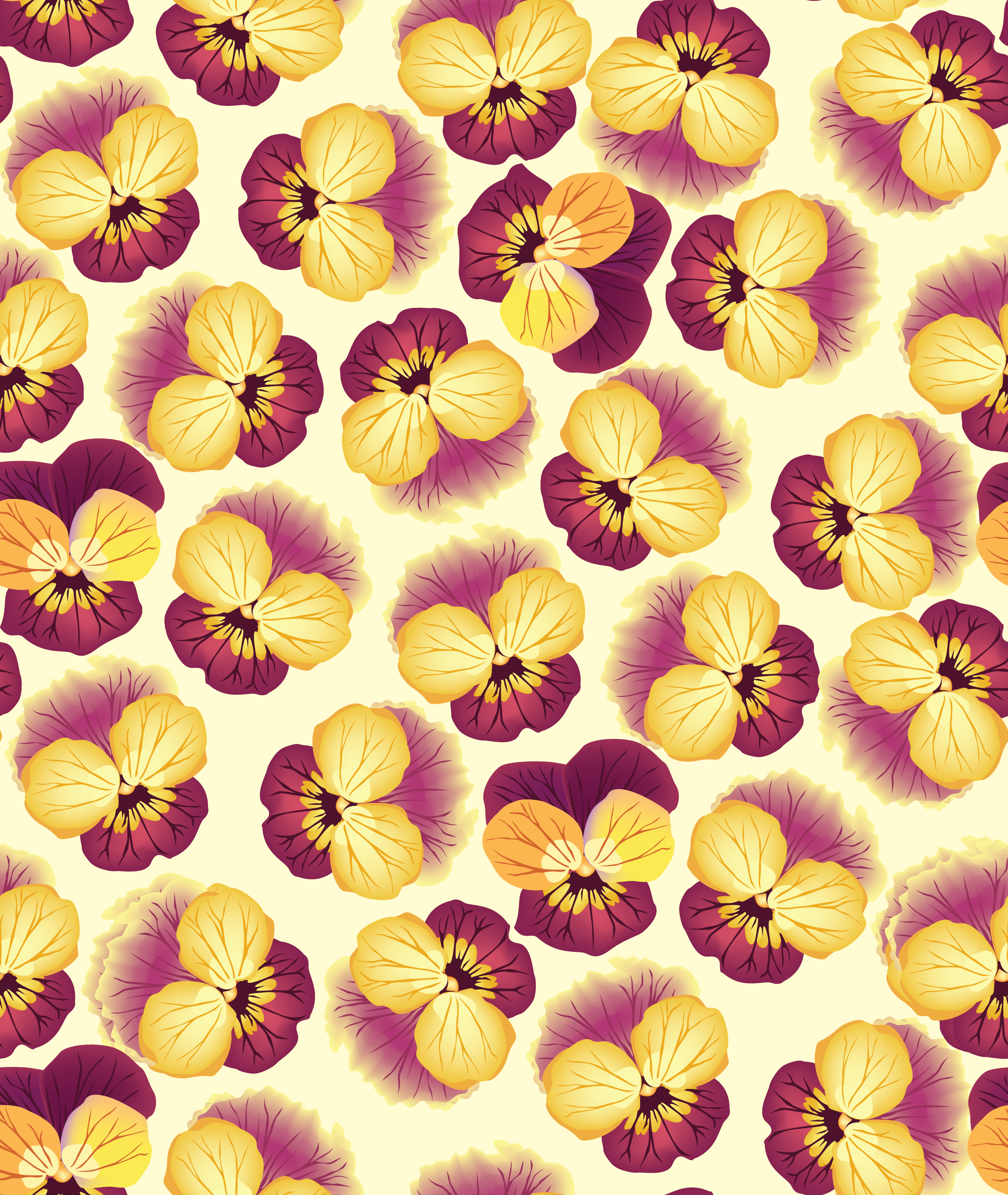Download Floral seamless pattern. Flower background. Bloom garden ...
