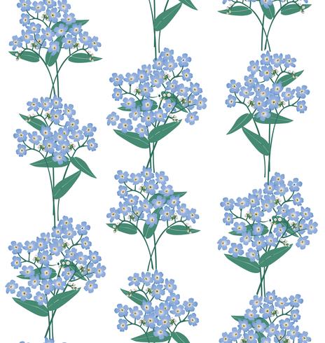 Resumen patrón floral sin fisuras. Fondo de flor de primavera. vector