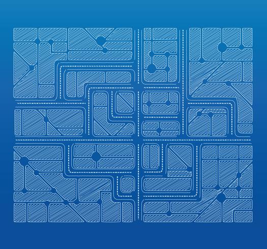 Blueprint plan vector